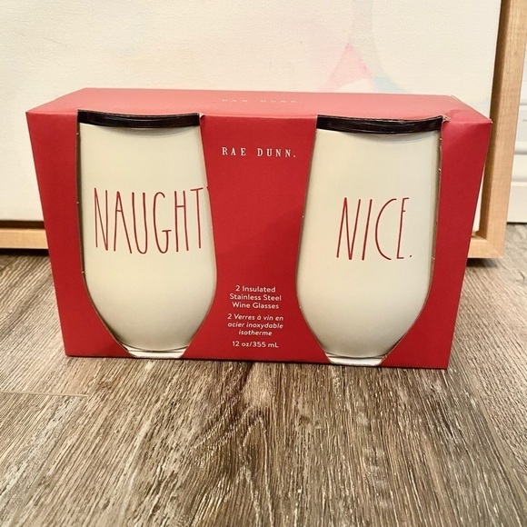 Rae Dunn Wine Glasses
